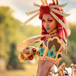 塞尔达cosplay小姐姐,穿越时空的奇幻之旅