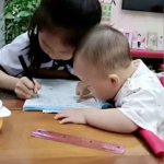 跟小姐姐写作业的说说,共度作业时光